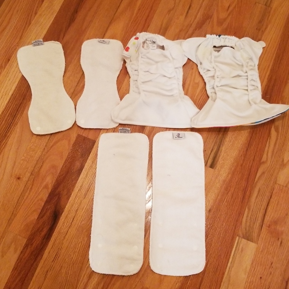 Rumparooz cloth diapers almost new!